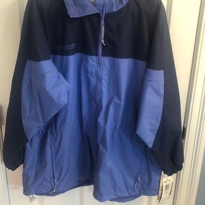 New with tags light weight Columbia rain jacket